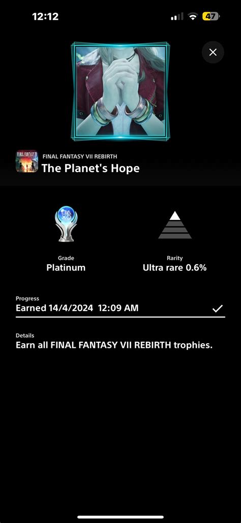 I Amp 39 M Joining The Platinum Club R Ff7rebirth