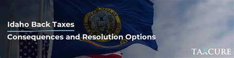 Idaho Back Taxes Resolution Options Consequences Idaho Back Taxes Resolution Options Consequences