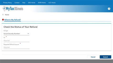 Illinois State Refund Tax