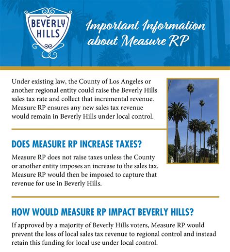 Important Information About Measure Rp Beverly Hills Ca