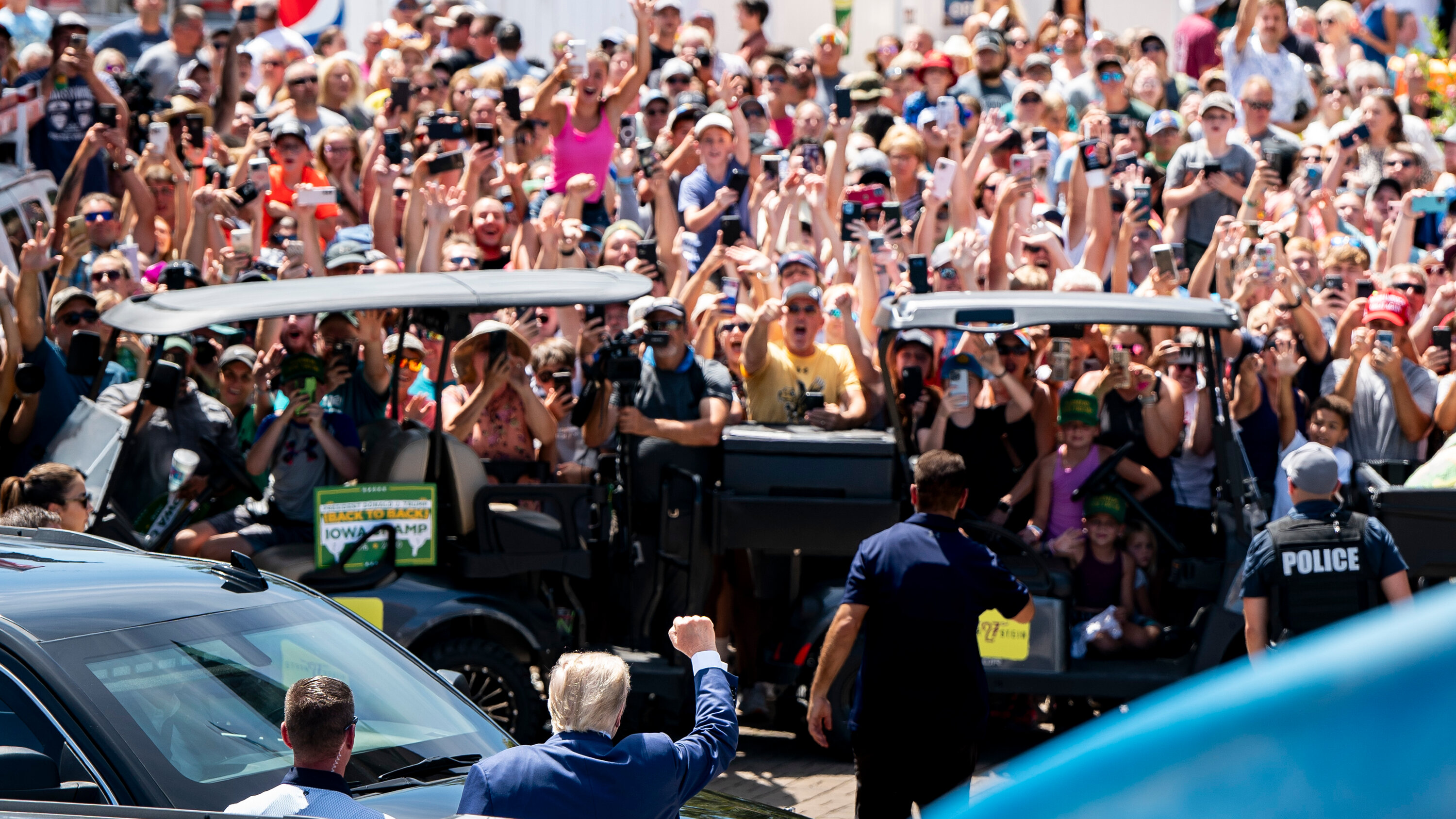 In Ag Friendly Iowa Trump Goes After Desantis On Farming Issues The New York Times