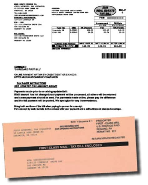 Indiana Property Tax Bill