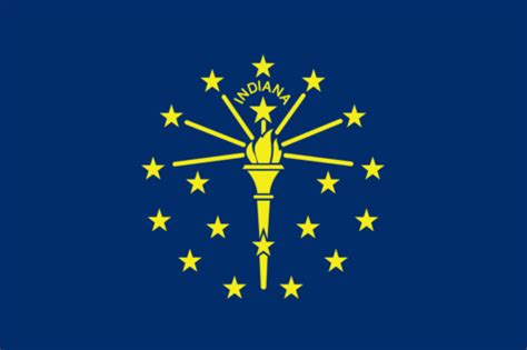 Indiana State Flag Liberty Flag Amp Banner Inc