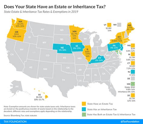 Inheritance Taxes A State By State Guide Inheritance Taxes A State By State Guide