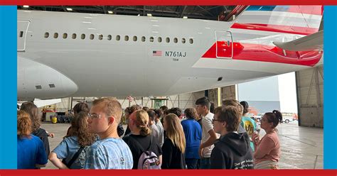 Inside The Hanger Pryor Aviation Students Explore Career Paths At American Airlines Maintenance Base Pryor Public Schools