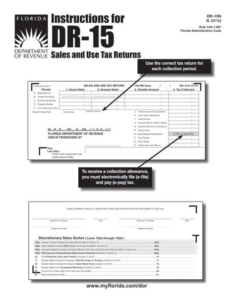 Instructions For Florida Department Of Revenue Myflorida Com Instructions For Florida Department Of Revenue Myflorida Com