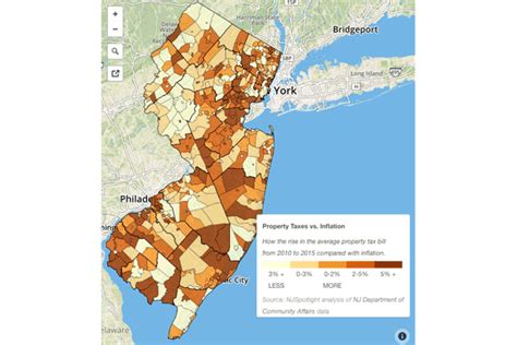 Interactive Map Nj S Property Taxes Exceed Inflation Outpace Income Nj Spotlight News