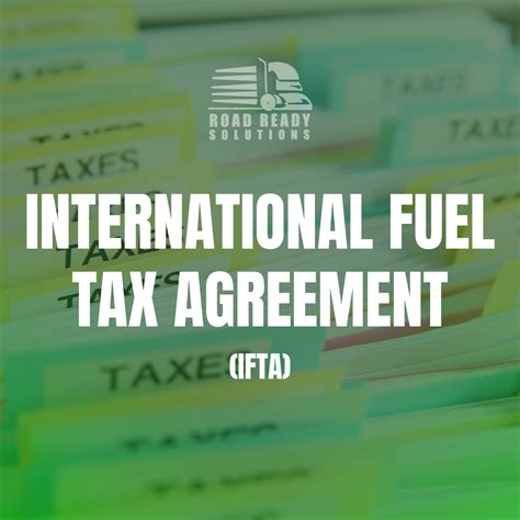 Intl Fuel Tax Agreement Roadready Solutions