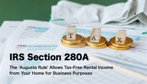 Irs 280A Unlock Benefit From The Augusta Rule For Tax Free Rental Income Irs 280A Unlock Benefit From The Augusta Rule For Tax Free Rental Income