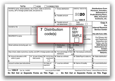 Irs Form 1099 R Box 7 Distribution Codes Ascensus Irs Form 1099 R Box 7 Distribution Codes Ascensus