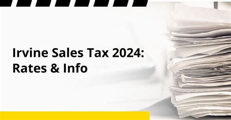 Irvine Sales Tax