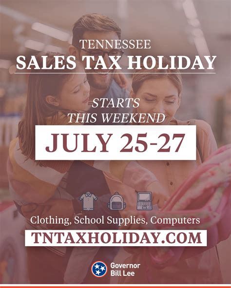It S Back Be Sure To Take Advantage Of Tennessee S Sales Tax Holiday Weekend July 25 27 Who Wouldn T Be Happy To Save Money On Most Clothing School Supplies And Computers See Which Items Are