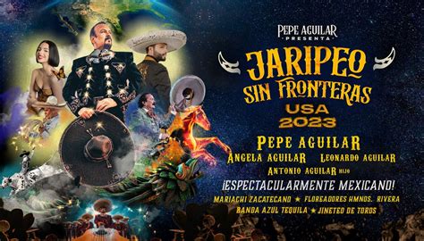 Jaripeo Sin Fronteras Tour Photos Of Pepe Aguilar Angela Aguilar