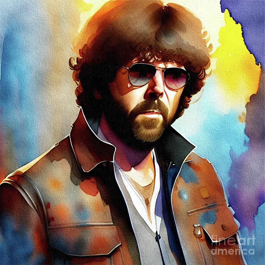 Jeff Lynne Music Legend 1 Painting By Esoterica Art Agency Pixels