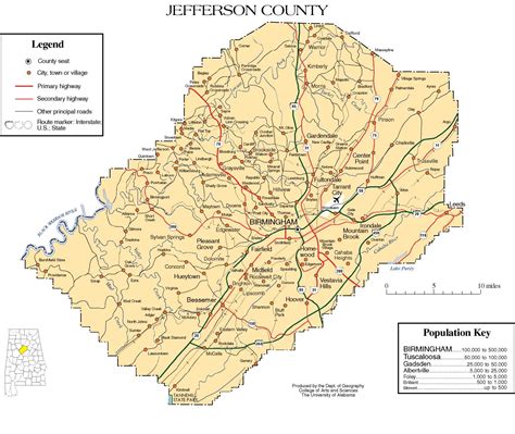Jefferson County Alabama Tax Map