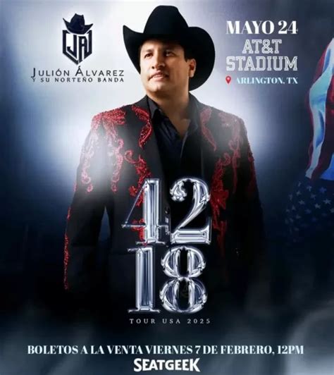 Julion Alvarez Tickets 24 May 2025 At Amp T Stadium Julion Alvarez Tickets 24 May 2025 At Amp T Stadium