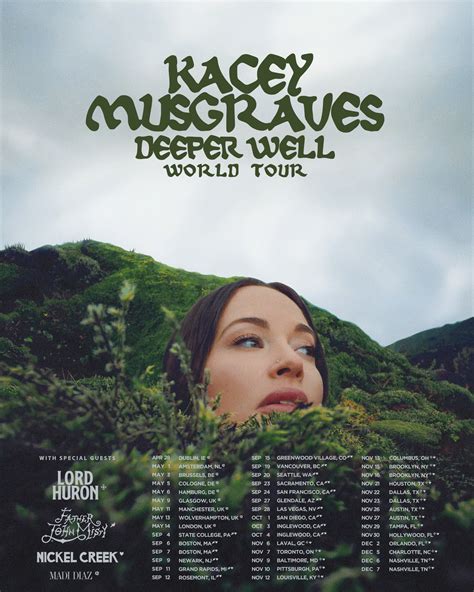 Kacey Musgraves Announces 2024 Deeper Well World Tour Dates