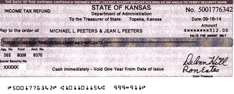 Kansas State Tax Refund