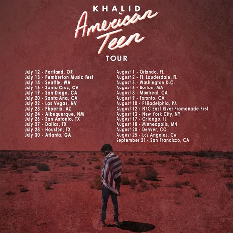 Did You Know Khalid American Tour Features a Surprise Cultural Showcase