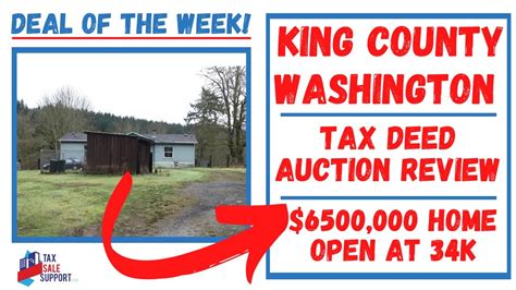 King County Washington Tax Deed Sale Information
