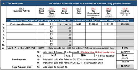La Business Tax Renewal