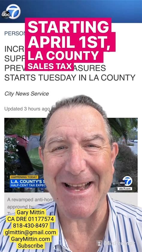 La County’s Sales Tax Hike To 9.75% Is Driving Investment Toward Lower-Tax  Areas Like Ventura And Orange County. Higher Taxes Often Lead To Increased  Vacancies And Tougher Lease Negotiations. For ...