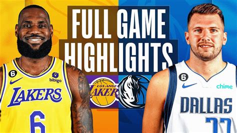 La Lakers Vs Dallas Mavericks Full Game Highlights Jan 17 Nba Regular Season 2024