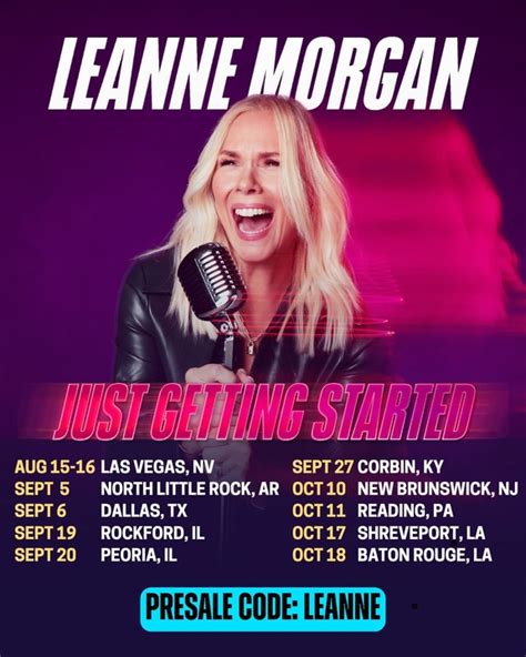 Leanne Morgan Comedy Tour Dates 2025 2026 Shows Concert Tickets Bandsintown