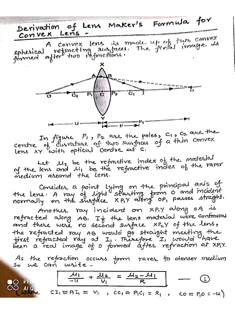 Unlock Perfect Clarity with the Lens Makers Formula for Better Optics