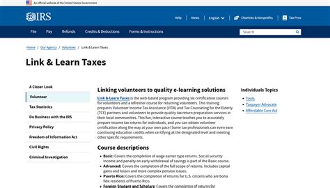 Link And Learn Taxes