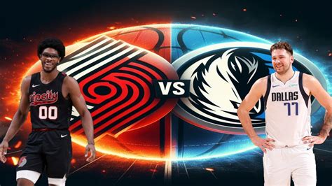 Live Portland Trail Blazers Vs Dallas Mavericks Youtube