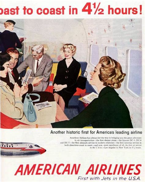 Look Back At The Early Days Of American Airlines Doing What They Did Best Click Americana