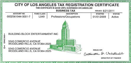 Los Angeles Business Tax