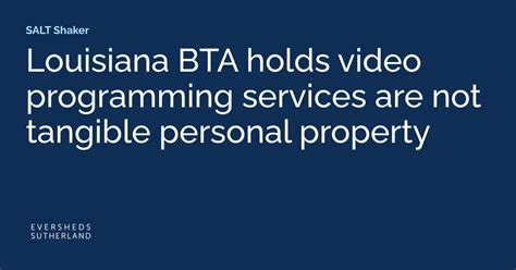 Louisiana Bta S Ruling Regarding Sales Tax Agile Consulting Louisiana Bta S Ruling Regarding Sales Tax Agile Consulting