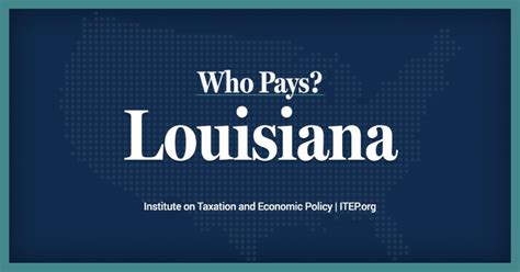 Louisiana Who Pays 7Th Edition Itep Louisiana Who Pays 7Th Edition Itep
