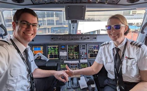 Love Is In The Air Captain Kevin Shafer And First Officer Christy Shafer Envoy Air Love Is In The Air Captain Kevin Shafer And First Officer Christy Shafer Envoy Air