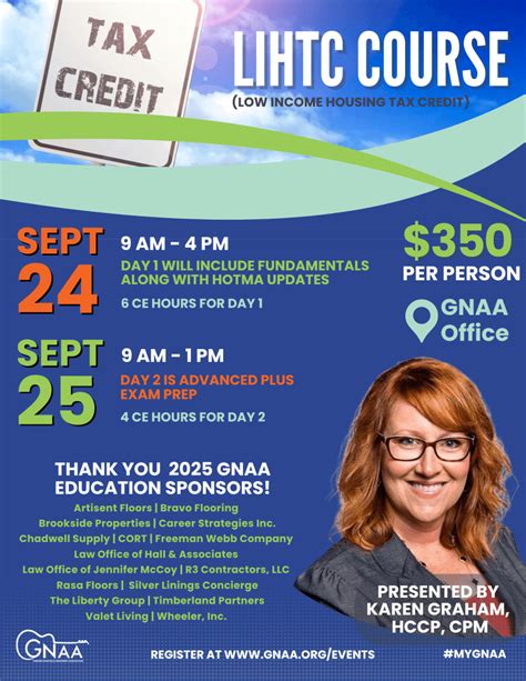 Low Income Housing Tax Credit Course Greater Nashville Apartment Association