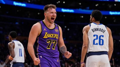 Luka Doncic Posts A Triple Double Against The Dallas Mavericks Leads The Lakers To A 107 99 Win Fox 4 Dallas Fort Worth