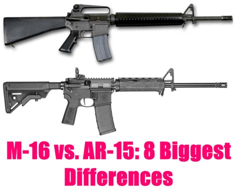 M 16 Vs Ar 15 8 Biggest Differences M 16 Vs Ar 15 8 Biggest Differences