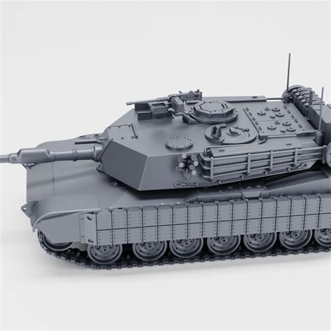M1a1 Abrams Us Cold War 1 56 And 1 100 Scale 3D File For 3D Printing Cults
