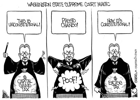 Magic At The Washington State Supreme Court Cartoon By Frank Shiers Auburn Reporter