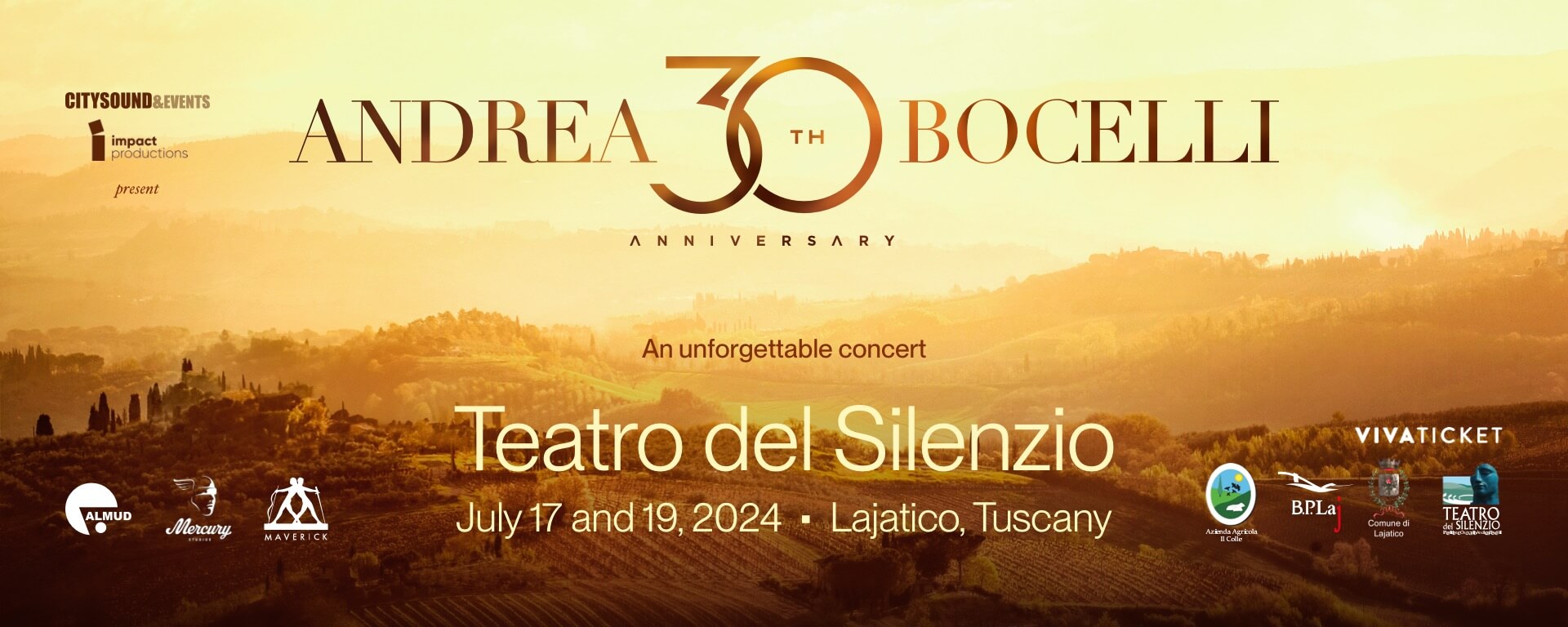 Magical Moments Watching Andrea Bocelli Perform In His Hometown Of Lajatico Italy And Celebrating The 20Th Anniversary Of Teatro Del Silenzio Thank You Veronica And The Andreabocellifoundation For An Incredible Experience