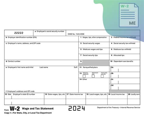 Maine W 2 Form And W 3Me Filing Requirements For 2024