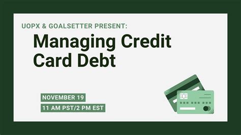 Managing Credit Card Debt Fostering Good Credit Habits University Of Phoenix Managing Credit Card Debt Fostering Good Credit Habits University Of Phoenix