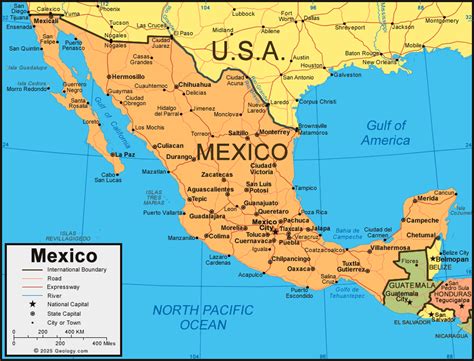 Map Mexico
