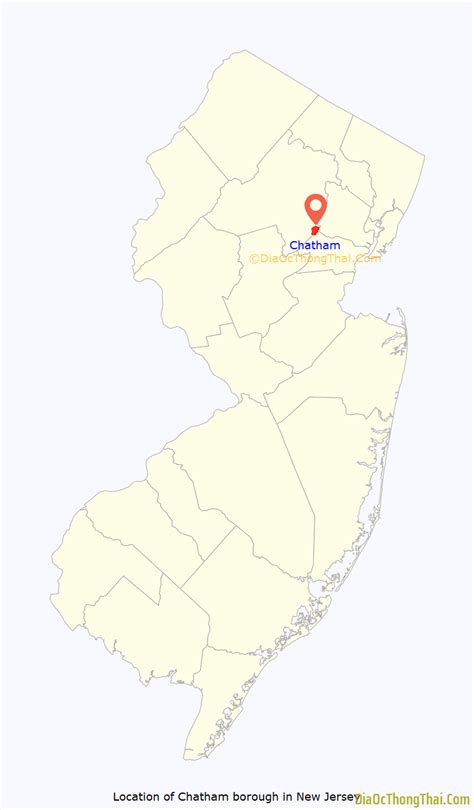 Map Of Chatham Borough New Jersey Thong Thai Real