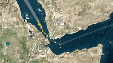 Map Of Red Sea Attacks Shows How Us Warships Could Repel Houthi Rebels