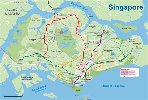 Map Of Singapore Fotolip