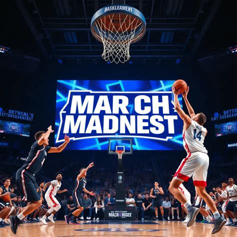 March Madness Ncaa Tournament Teams Compete For Glory In Detroit