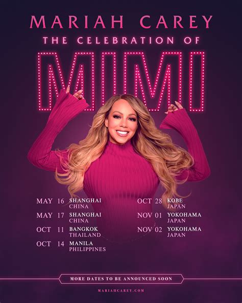 Discover Mariah Carey Tour Schedule and Experience Her Unforgettable Performances
